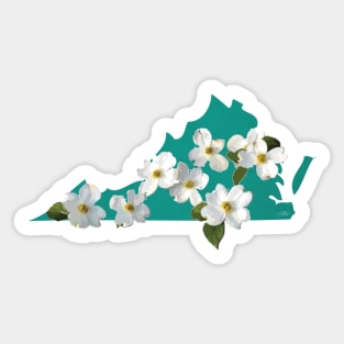 Virginia Dogwood Sticker